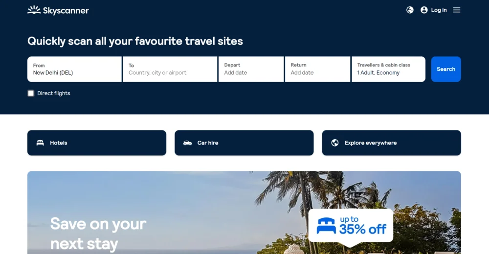 skyscanner best travel apps