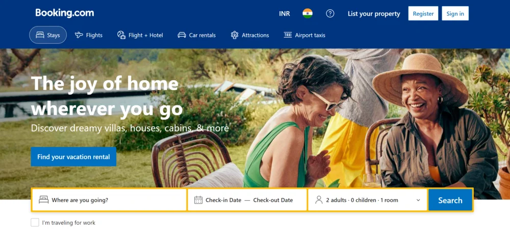 booking.com best travel apps